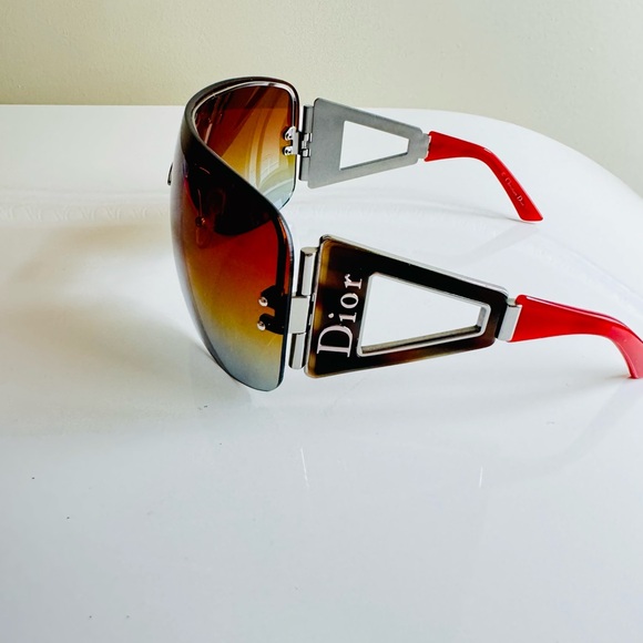 RARE❤️‍🔥 Vintage Dior gold rimless sunglasses - Picture 7 of 11